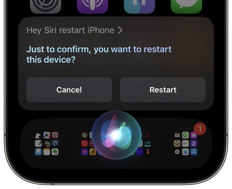 iOS 16 小技巧:如何通过 Siri 重新启动 iPhone?