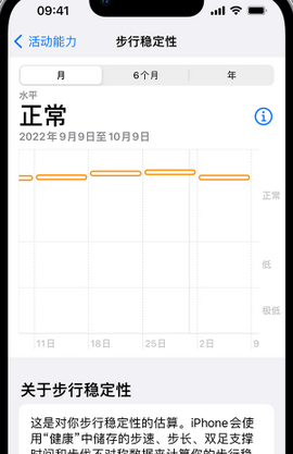 灵石iPhone手机维修如何在iPhone开启'步行稳定性通知'