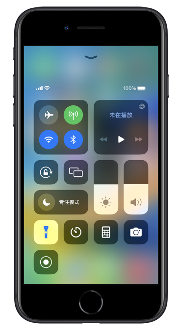 灵石苹果14维修分享苹果iPhone 14 Pro手电筒开启方法 