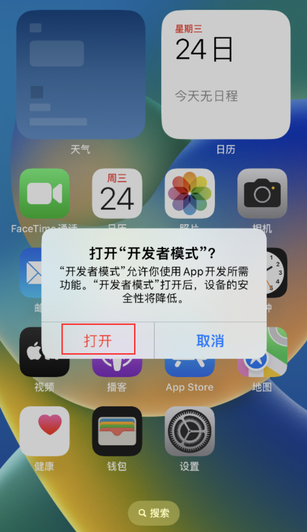 灵石苹果手机维修分享如何打开开发者模式 