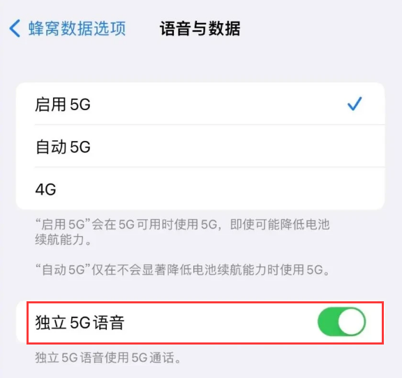 灵石苹果14维修分享iPhone 14 Pro如何开启VoNR 