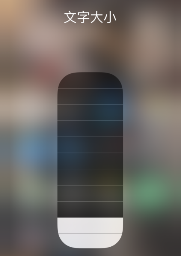 灵石苹果手机维修分享小技巧：在 iPhone 控制中心快速调节字体大小 