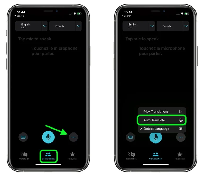 灵石苹果手机维修分享iOS 15 “翻译” App 新改进 