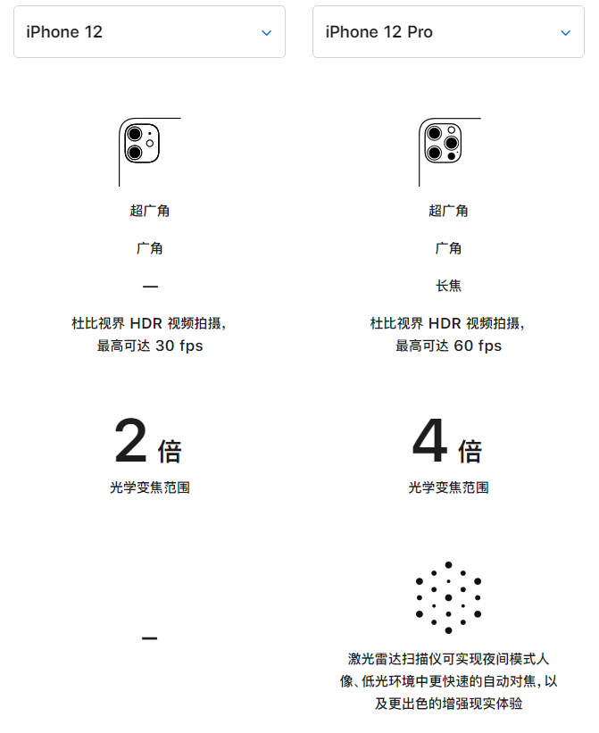 灵石苹果手机维修分享苹果 iPhone 12 与 iPhone 12 Pro 选哪款 